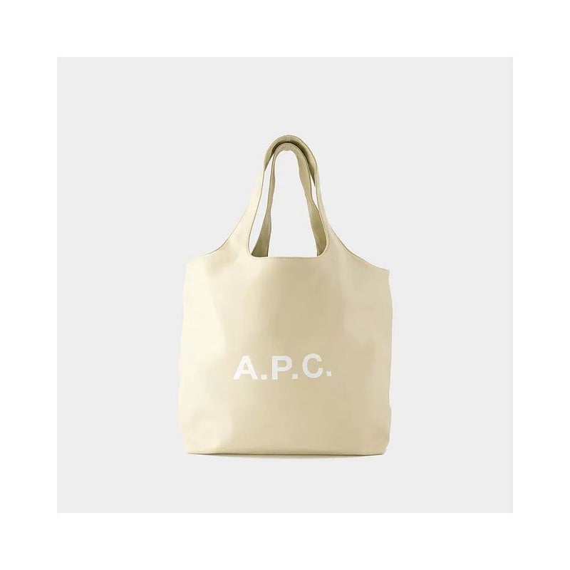 APC Inspired Logo Print Tote Bag - Large Capacity Shoulder Bag for Work &  Commute