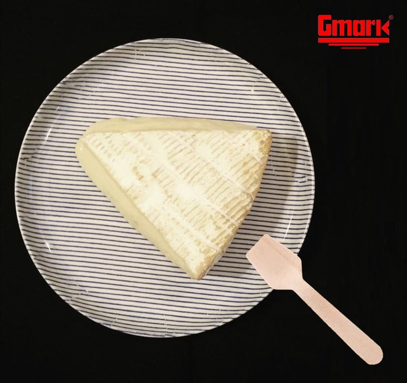 Gmark 4"" Mini Wooden Spoons Pack of 200  Disposable Square End Tasting Spoon  Sampling Yogurt Spoon Ice Cream Spoon  Biodegradable Compostable Birchwood GM1101 - Image 4