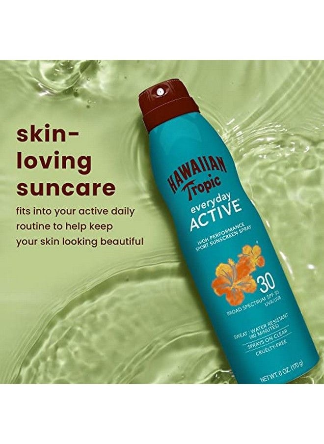 Hawaiian Tropic بخاخ واقي من الشمس للاستخدام اليومي بعامل حماية من الشمس 30، عبوة مزدوجة سعة 6 أونصات  - Image 4