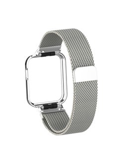 Replacement Strap For Xiaomi Mi Watch Lite / Redmi Watch Milanese Magnetic Metal Watchband Silver