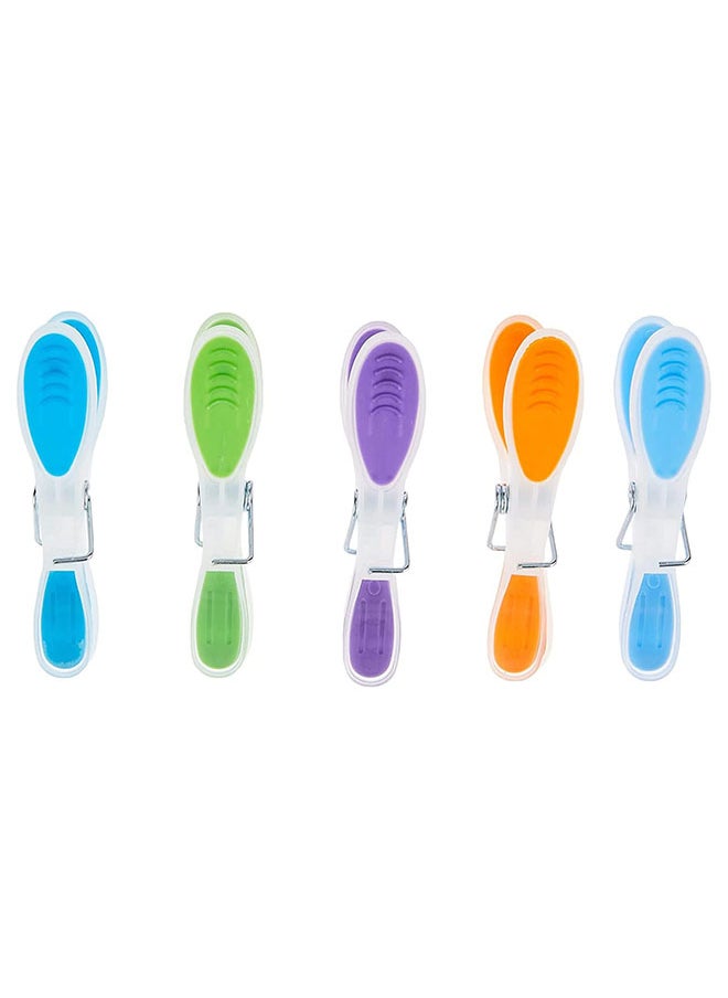 Vileda - Vileda Soft Pegs Clothespin, Soft Grip, Weather Resistant- (Multiple Colours) - Image 1