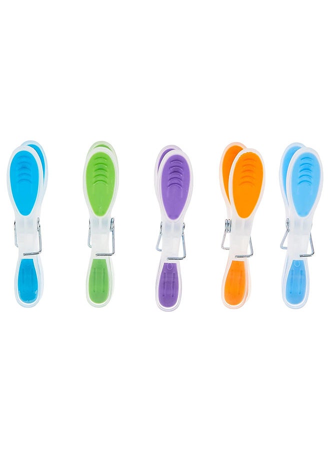 Vileda - Vileda Soft Pegs Clothespin, Soft Grip, Weather Resistant- (Multiple Colours) - Image 1
