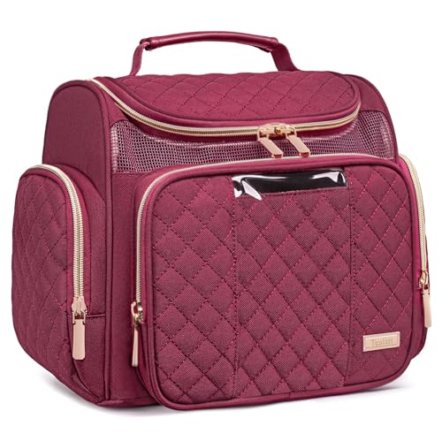 Tealari Large Toiletry Bag for Women Men,Bathroom Bag,Water Resistant Shower Bag,Makeup Bag,Portable Shower Caddy for College Dorm,Hanging Travel Toiletry Bag with Transparent Waterproof Phone Pocket - Image 1