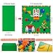 MIMAX Customize Building Block Wall 470 PCS Activity Toys Bricks with Self Adhesive Baseplate 8PCS 20x10 for All Major Brands Art Build On Table Green - Image 4