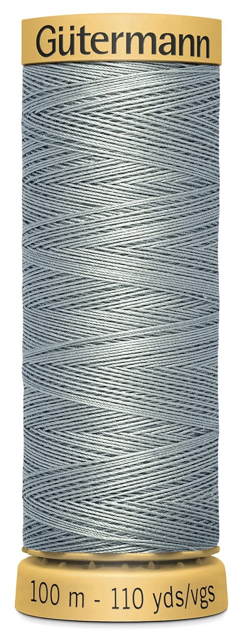 A&E GUTERMANN CONSUMER DIV Gutermann Natural Cotton Thread 273yd-Slate, Slate on - Image 1