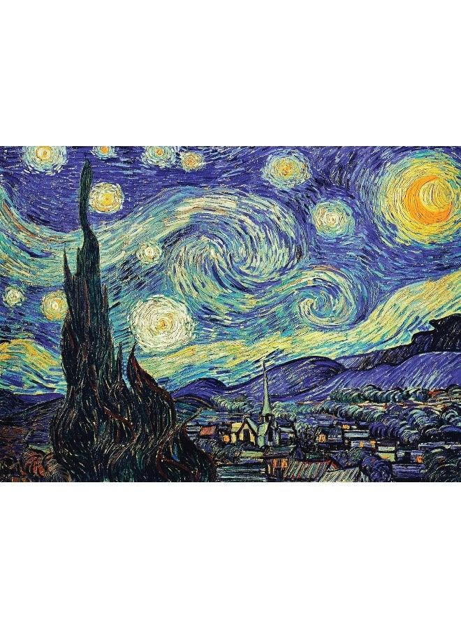 Home Trove Palace Learning 3 Pack - Mona Lisa Poster By Leonardo Da Vinci + Starry Night & Over The Rhone By Vincent Van Gogh - Fine Art Prints (Laminated, 18" X 24")  - Image 4