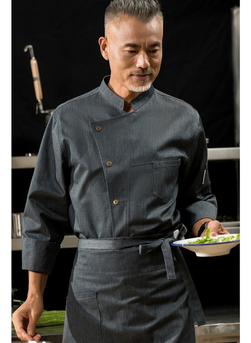 KUYING New Chef Workwear Top+Apron Set - Image 1