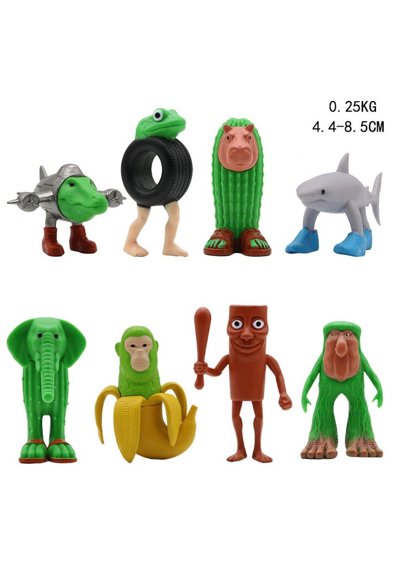 Y&D 24 pcs TungTungSahur Figure Toys For Fans  Series Figures Model Birthday Cake Toppers  - Image 2