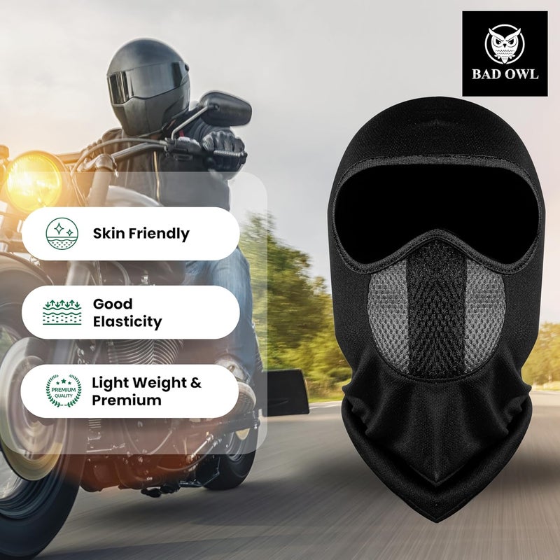 BADOWL Full Face Balaclava for Men & Women - UV Protection, Breathable & Stretchable Fabric, Lightweight & Comfortable, Perfect for Biking, Cycling & Outdoors - Image 3