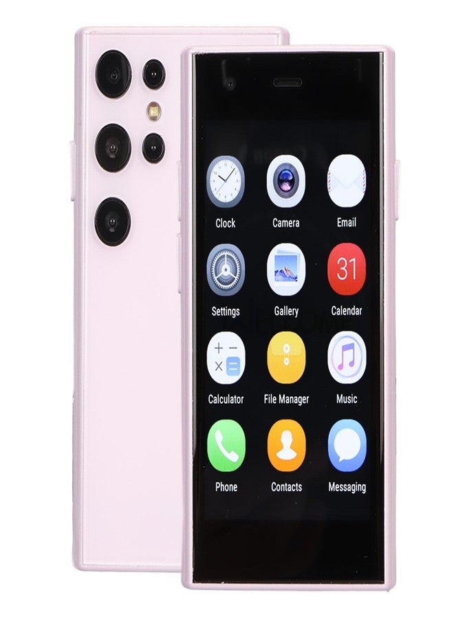 EBTOOLS Small Mini Smartphone, for S23 Pro 3G Cellphone, Ultra Thin Mobile Phone, 3in Display, 2GB 16GB ROM, 2MP 5MP Camera, for Android 8.1 System (Violet) - Image 1