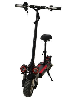 Crony High configuration Electric Scooter 52V/15AH Brushless Two LED Headlamps Suspension Front Rear Deep tread wear resistant anti slip rubber Off-Road tire 120kg Fast disc brakes front and rear Aluminum Alloy Frame Material E Scooter fast Speed E-Bike Strong Powerful Electric Foldable skateboard High speed  - Image 2
