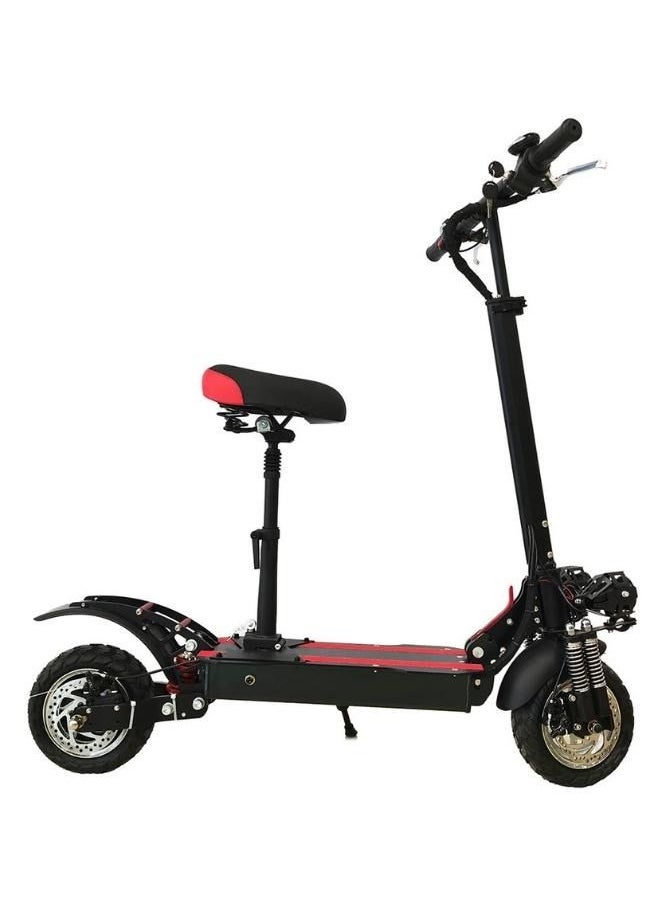Crony - High configuration Electric Scooter 52V/15AH Brushless Two LED Headlamps Suspension Front Rear Deep tread wear resistant anti slip rubber Off-Road tire 120kg Fast disc brakes front and rear Aluminum Alloy Frame Material E Scooter fast Speed E-Bike Strong Powerful Electric Foldable skateboard High speed - Image 1