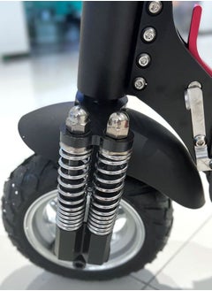 Crony High configuration Electric Scooter 52V/15AH Brushless Two LED Headlamps Suspension Front Rear Deep tread wear resistant anti slip rubber Off-Road tire 120kg Fast disc brakes front and rear Aluminum Alloy Frame Material E Scooter fast Speed E-Bike Strong Powerful Electric Foldable skateboard High speed  - Image 5