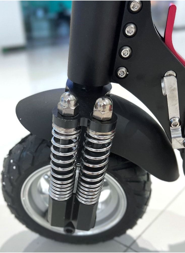 Crony - High configuration Electric Scooter 52V/15AH Brushless Two LED Headlamps Suspension Front Rear Deep tread wear resistant anti slip rubber Off-Road tire 120kg Fast disc brakes front and rear Aluminum Alloy Frame Material E Scooter fast Speed E-Bike Strong Powerful Electric Foldable skateboard High speed - Image 1