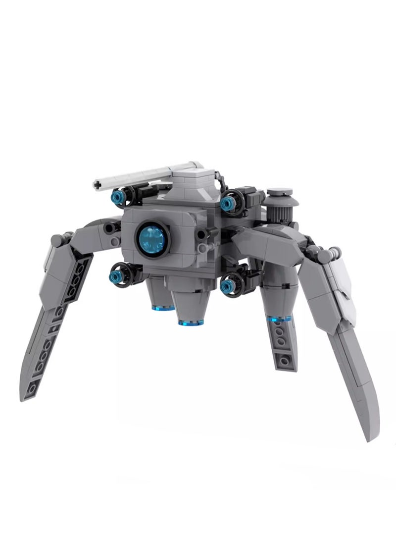 Creative Film, Television, Game And Animation Series Small Particle Assembly Building Blocks Assembly Model Ornaments (Camera Combat Robot 310Pcs)  - Image 1