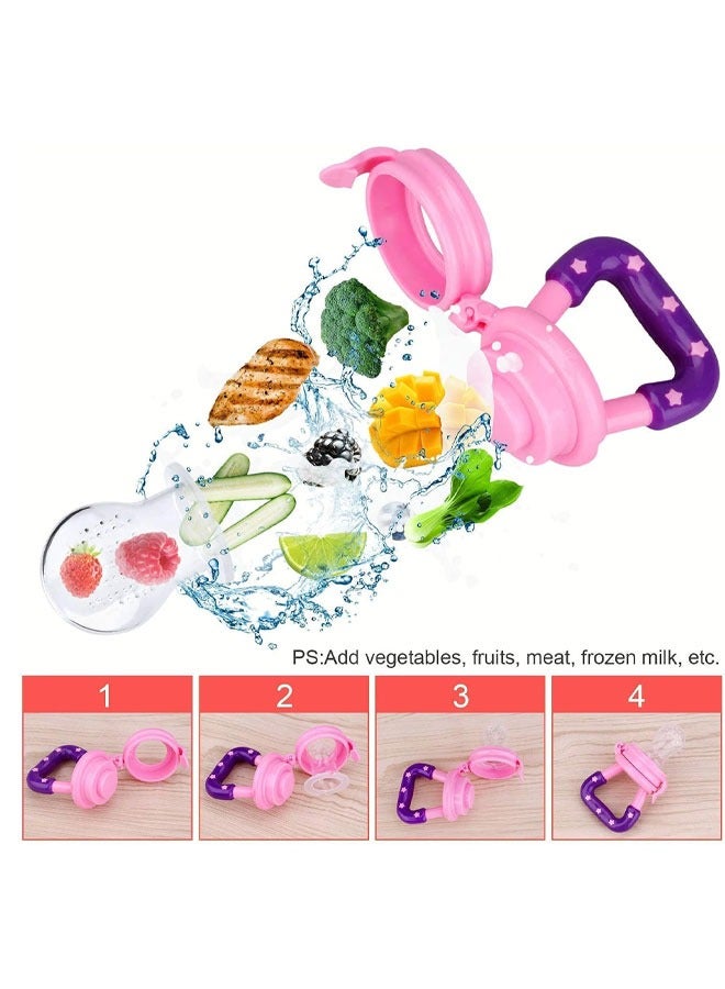 Kissy Baby 3Pack Baby Fruit Pacifier Nipple Fresh Food Milk Nibbler Feeder Feeding Bottle - Image 4