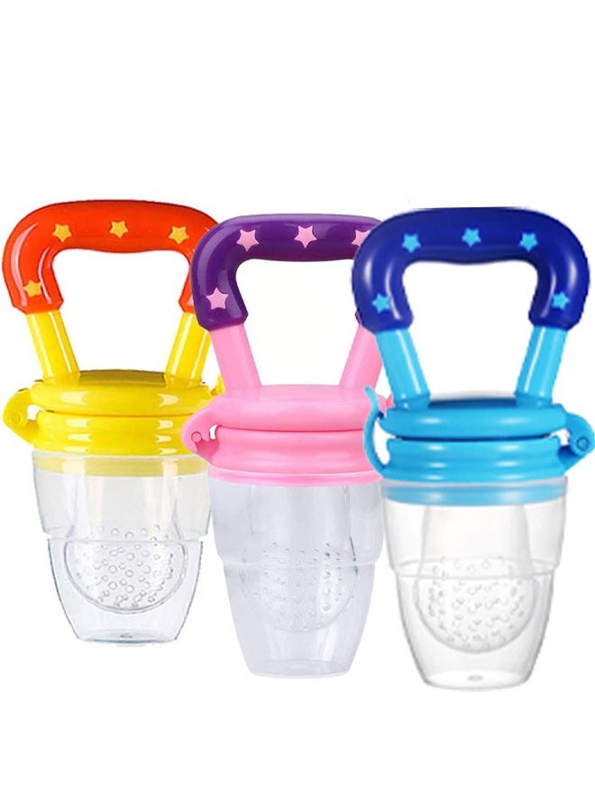 Kissy Baby 3Pack Baby Fruit Pacifier Nipple Fresh Food Milk Nibbler Feeder Feeding Bottle - Image 2