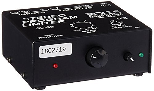 rolls Stereo Program Limiter, Black (SL33B) - Image 3