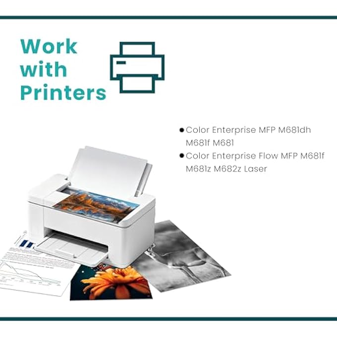 657X TONER CARTRIDGE CYAN CF471X (1-PACK) REPLACEMENT FOR HP 657X TONER CF471X REMANUFACTURED FOR COLOR ENTERPRISE MFP M681F M681DH M681 FLOW MFP M681Z M682Z LASER PRINTER 657 TONER, 1 CYAN - Image 3