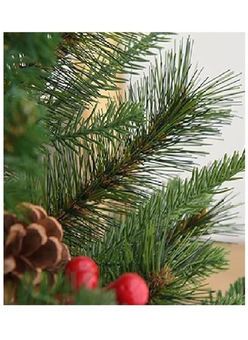 Generic - Christmas Tree with Pine Cones and Berries, Artificial Christmas Tree, Realistic Christmas Tree, Includes Stand (Size : 120 cm/4ft) - Image 1