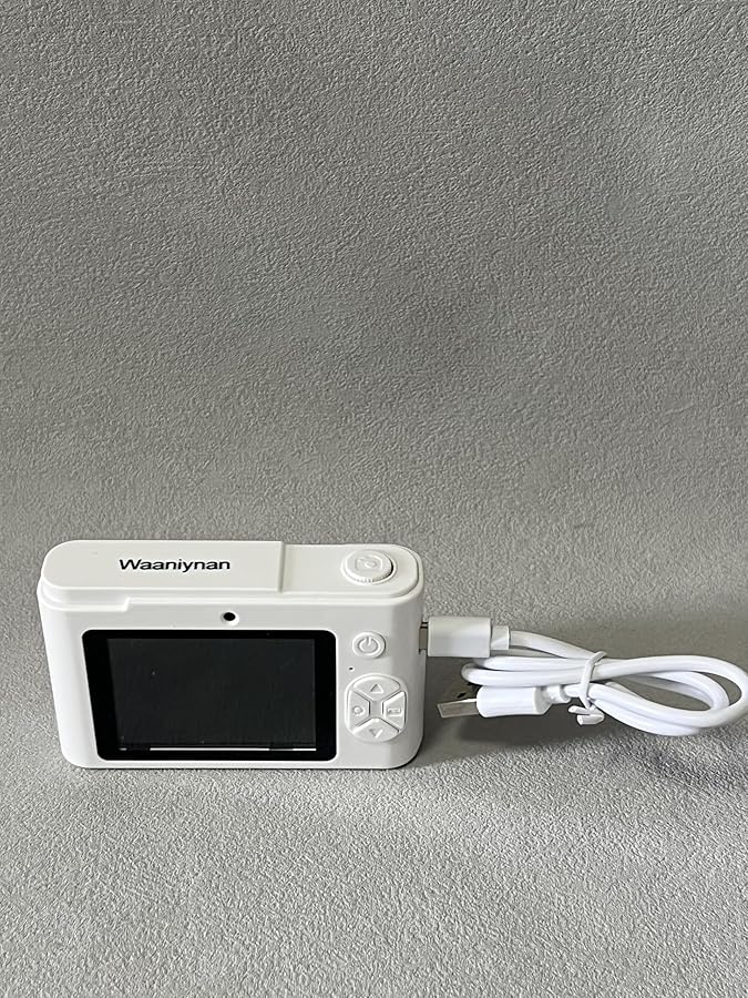 Waaniynan 4K 72MP Digital Camera Autofocus Beauty Camera For Beginners With 32GB SD Card White - Image 1