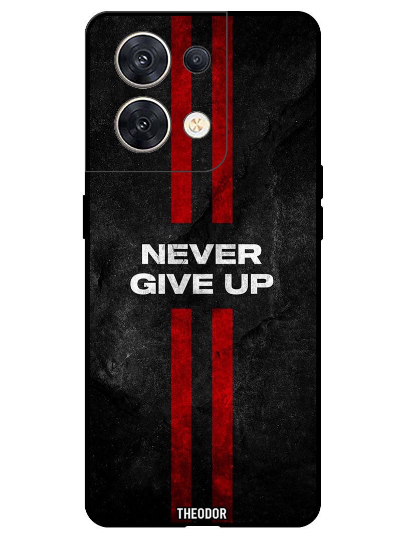 Theodor Protective Case Cover For OPPO RENO 8 5G Never Give up stripes - Image 1