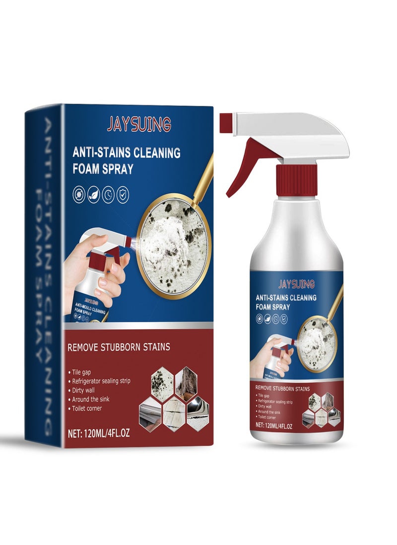 Jaysuing Powerful Bathroom Foam Cleaner Spray: Removes Mold, Stubborn Stains & Grime from Walls and Surfaces  - Image 1