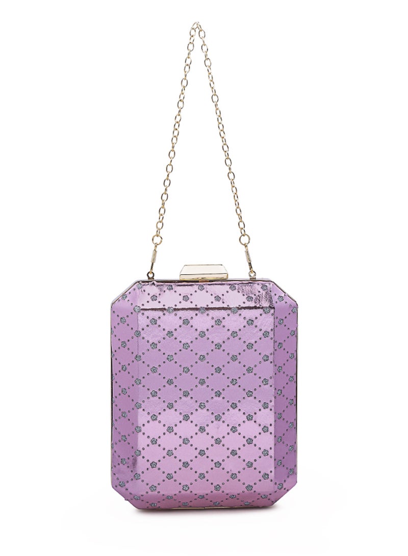 لندن راج حقيبة كلاتش معدنية مقطوعة - Image 1