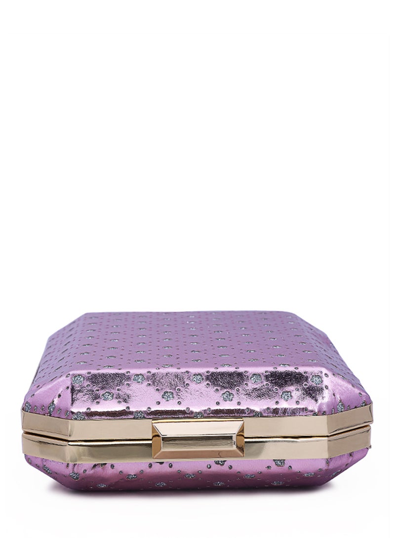 لندن راج حقيبة كلاتش معدنية مقطوعة - Image 4