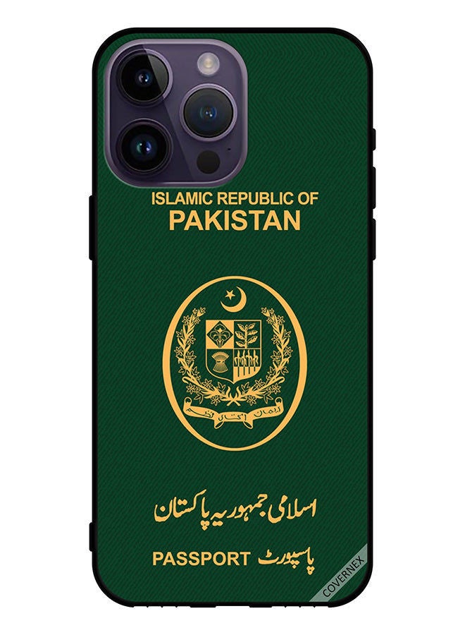 Covernex Protective Case Cover For Apple iPhone 14 Pro Max Pakistan Passport Pattern - Image 1