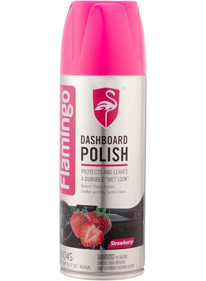 Flamingo "Dashboard Polish With Strawberry Scent 450 ML  " - Image 1