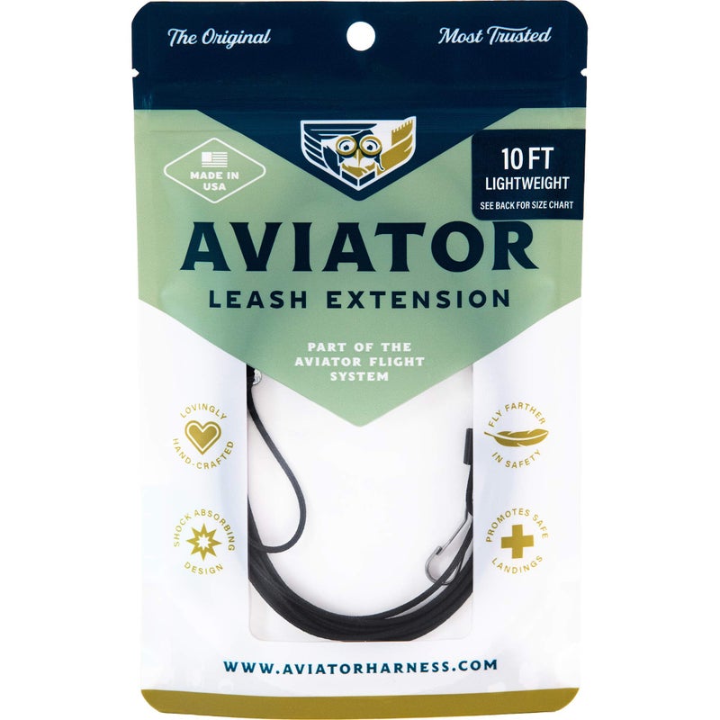 The Aviator Bird Harness Leash Extension: 10 Foot/3 Meter for Petite and X-Sm. - Image 1