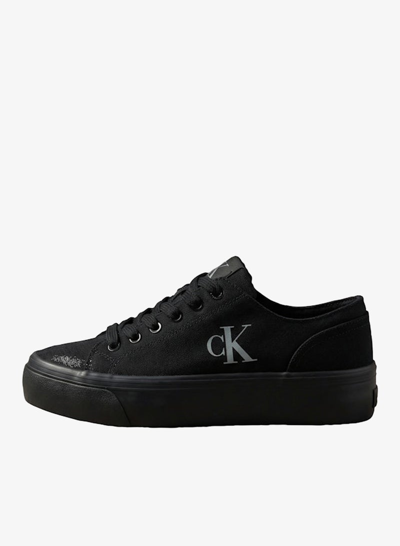CALVIN KLEIN Canvas Flatform Trainers - Image 1