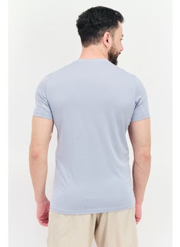 Adidas Men Sportswear Fit Short Sleeve Training T Shirt, Grey  - Image 4