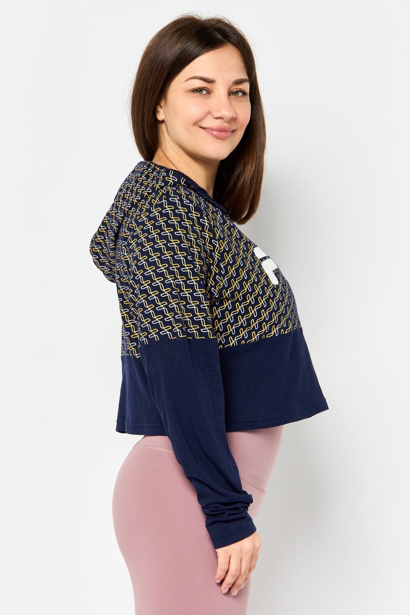 FILA Women Sportswear Fit Long Sleeve Outdoor Hoodie, Multicolor - Image 3