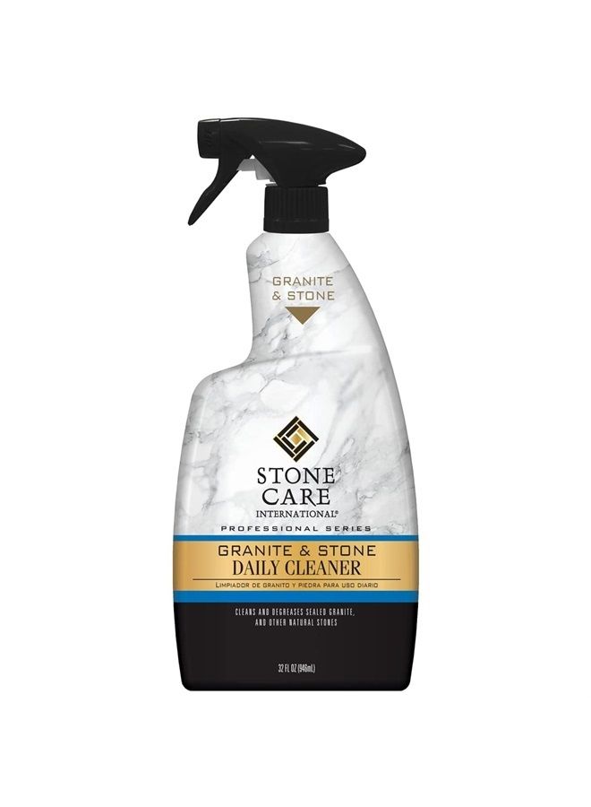 Stone Care International Granite Cleaner - 32 Fluid Ounces Granite & Stone Tile Travertine Limestone Slate Clean