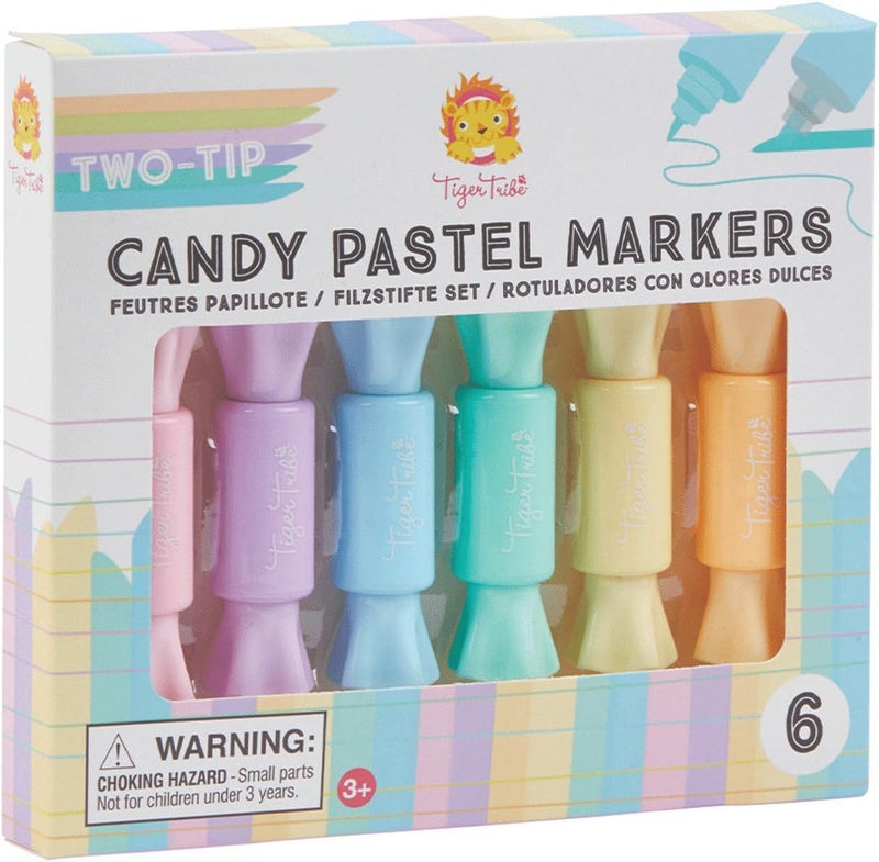 Tiger Tribe Two-Tip Candy Pastel Markers Set - Image 3