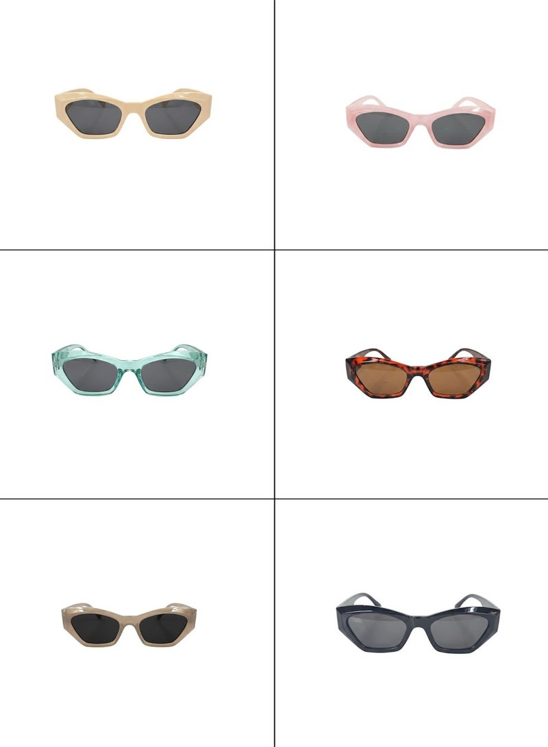 REX 6 Women's Sunglasses with Lightweight Plastic Frame 14204 - Image 1