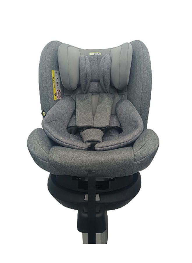 mini panda Eddy 360 Rotating Car Seat With IsoFix 0m-36kg, Porpoise  - Image 4