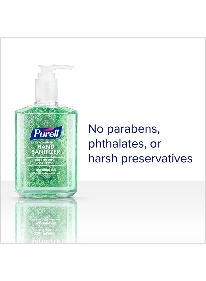 PURELL Advanced Hand Sanitizer Soothing Gel, Fresh Scent, 8 fl oz Pump Bottle (Pack of 4), 9674-06-ECDECO - Image 3