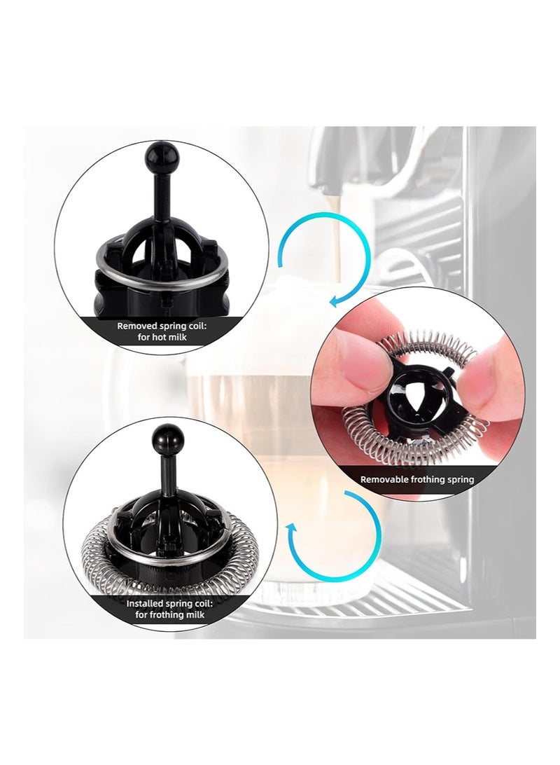اي زد سوزو 3pcs Milk Frother Replacement Parts Set， Milk Frother Lid Cover Spring Ring Replacement for Nespresso Aeroccino 3/4/Plus - Image 5