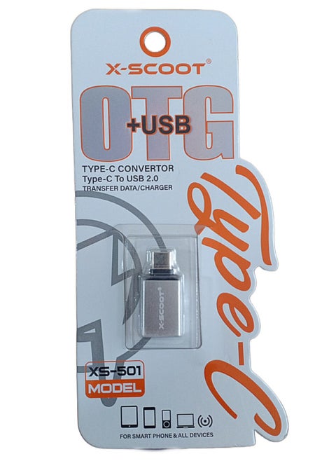 Type C OTG USB flash Driver For Smart Phone And Tablets 2.0 - Silver