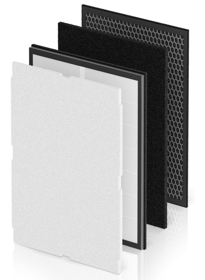 isinlive 4 Pack MinusA2 Filter Replacement Kit Compatible with MinusA2 Air Purifi-ers, SPA-700A, SPA-780A, SPA-780N, 4-in-1 HEPA and Activated Carbon Filter [for Odor] - Image 1