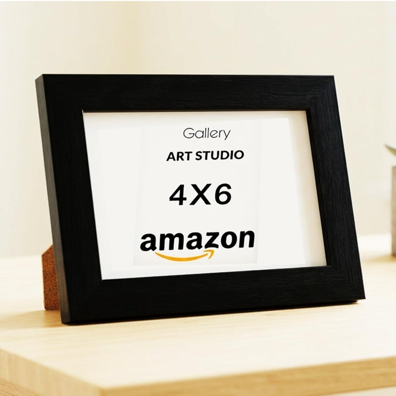 4X6 Photo Frame Wall & Tabletop Frames 10X15 CM (Black-M) - Image 2