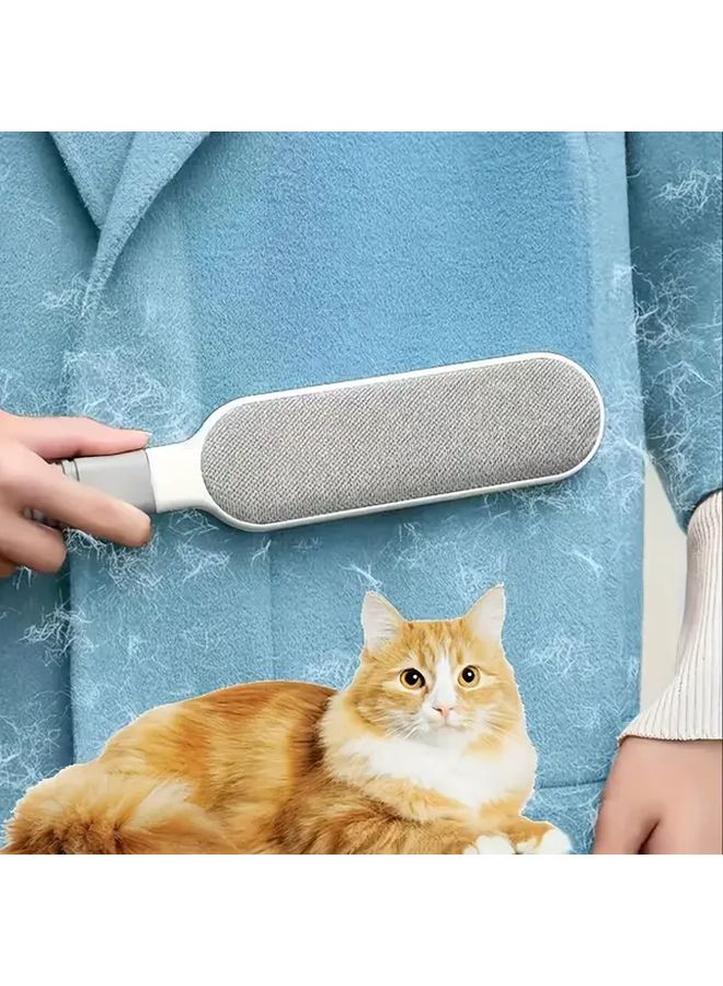 Double Sided Electrostatic Pet Hair Remover Brush Gray 5 Pack - Image 1