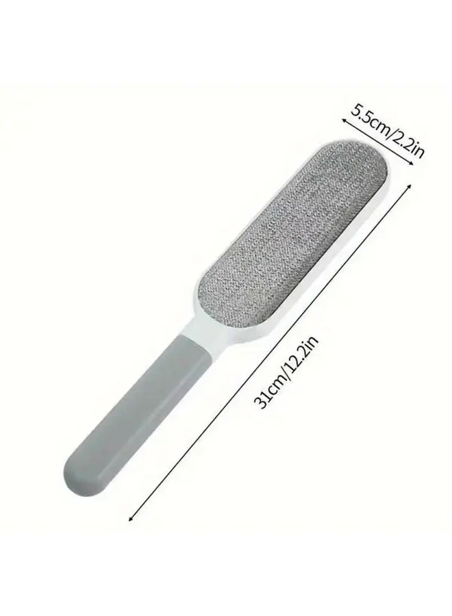 Double Sided Electrostatic Pet Hair Remover Brush Gray 5 Pack - Image 4