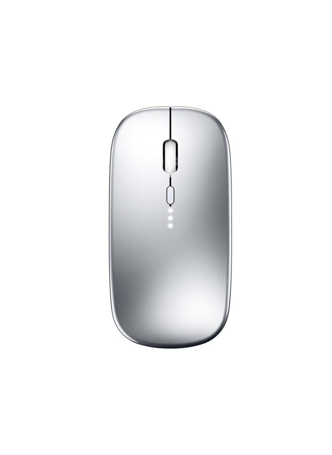 Generic - Wireless Mouse Charging Silent Bluetooth Dual-mode Home Office Laptop Desktop External Unlimited Mouse-Specifications:Mysterious Black/unlimited Version [battery Board + Powerful Battery Life] - Image 1