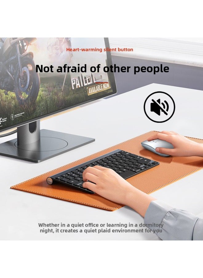 Generic - Wireless Mouse Charging Silent Bluetooth Dual-mode Home Office Laptop Desktop External Unlimited Mouse-Specifications:Mysterious Black/unlimited Version [battery Board + Powerful Battery Life] - Image 1