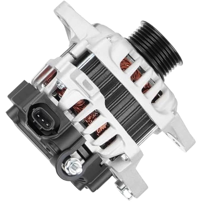 SEHNSUCHT Alternator Replacement New Fit for Hyundai Accent 2012-2017,for Veloster 2012-2017, for Kia Rio 2012-2013, L4 1.6L 1591CC 97CID, High Output Alternator Replace for 13209, 373002B300 - Image 1