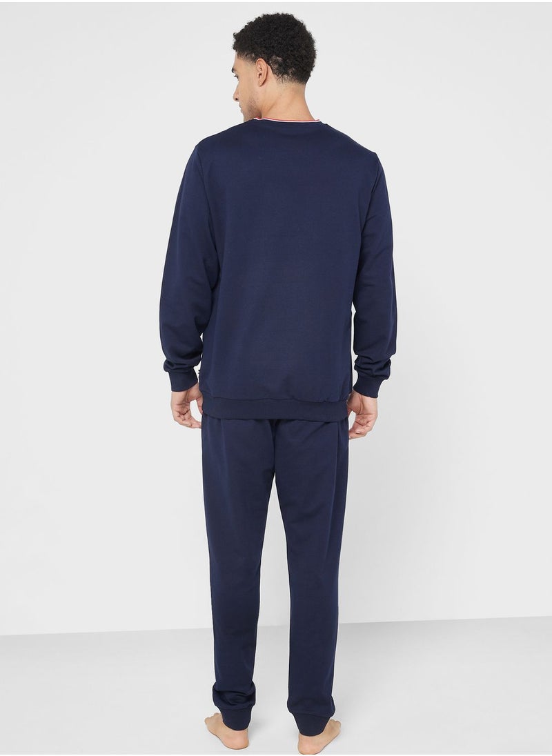 U.S. Polo Assn. - Crew Neck T-Shirt Pyjama Set - Image 1